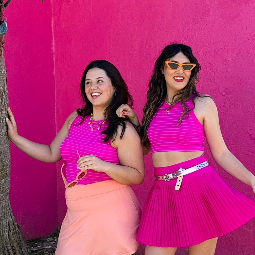 Pink Striped Tank - Picture 3 of 3